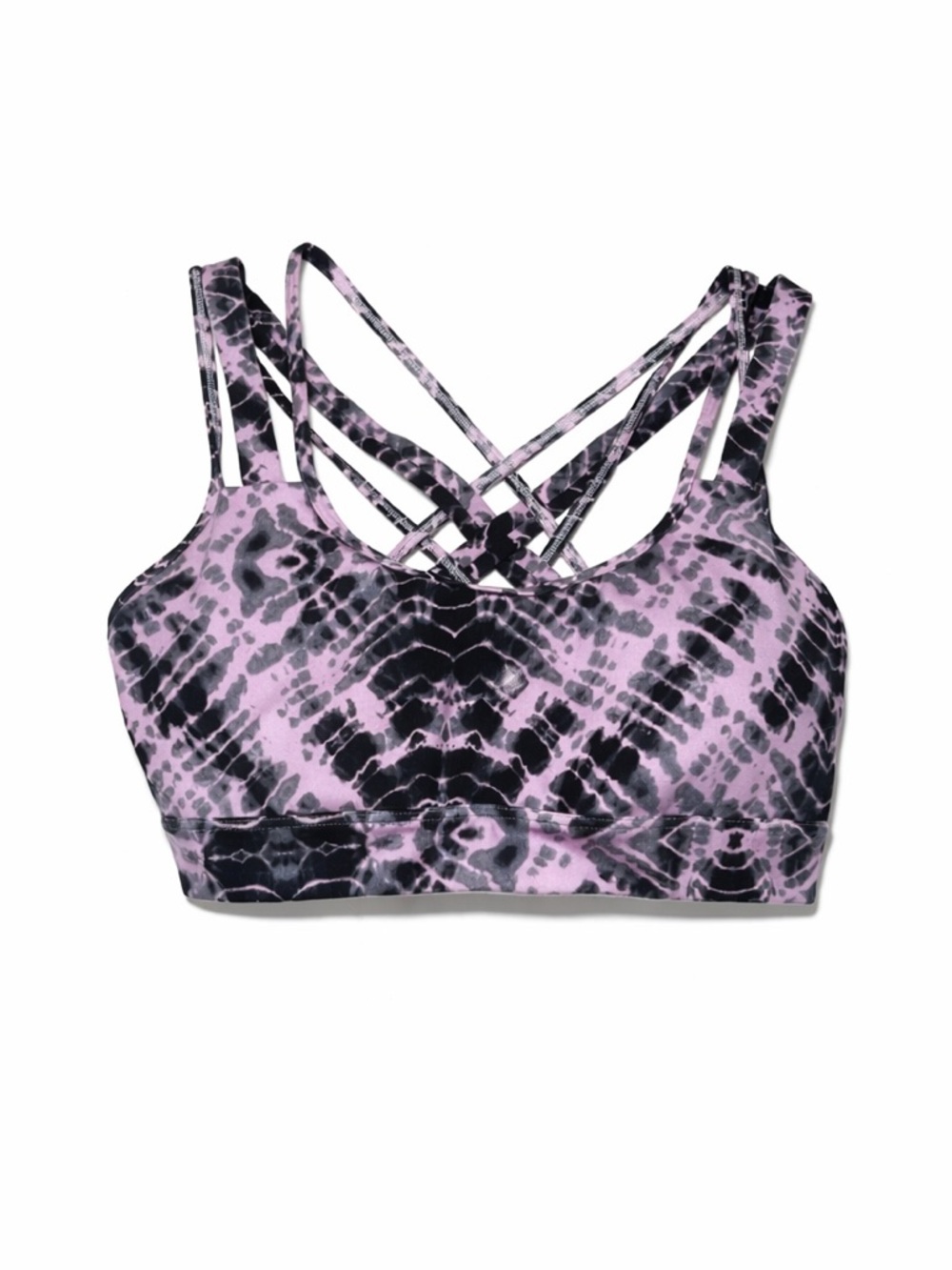 Victoria’s Secret Sport VSX Women’s Pink Strappy Tie-Dye Sports Bra Size Small